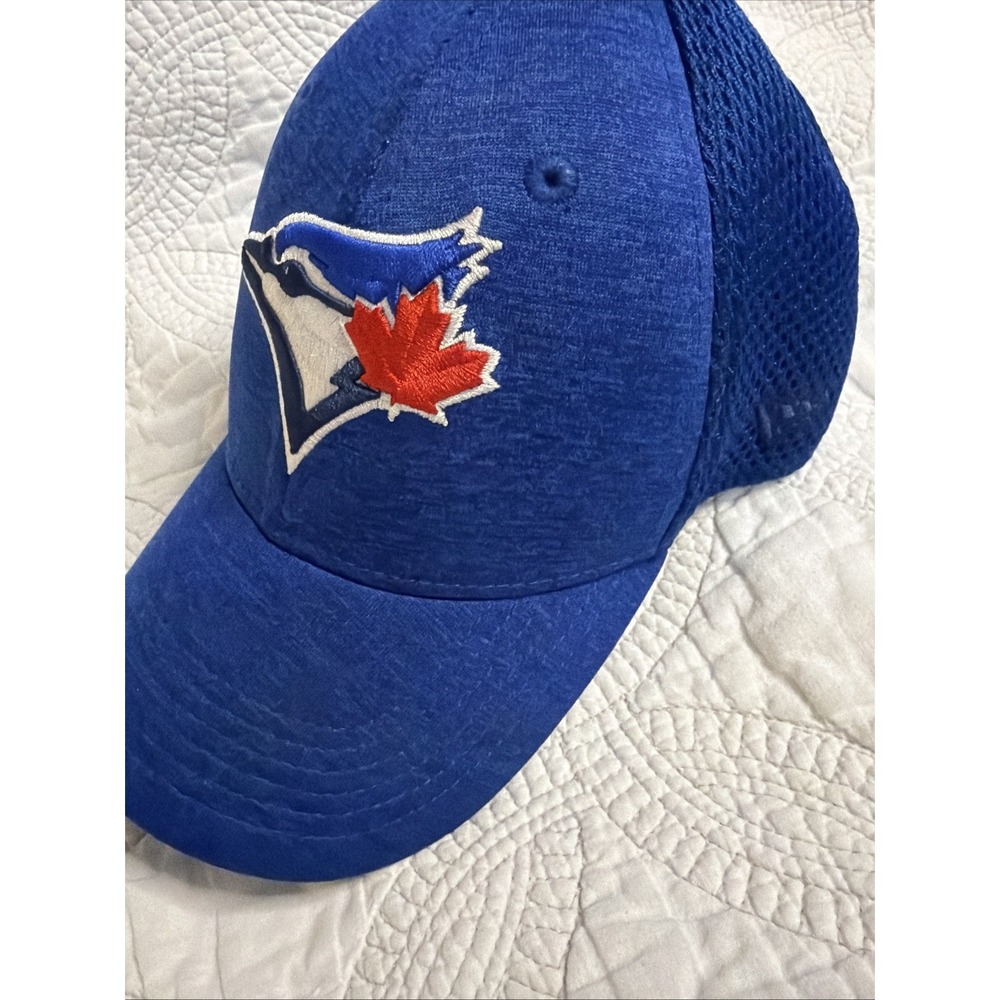 Youth New Era Toronto Blue Jays Era MLB Fitted‎ Mesh Back Hat Baseball Cap EUC